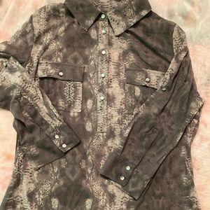 I-N-C international concepts button up blouse.